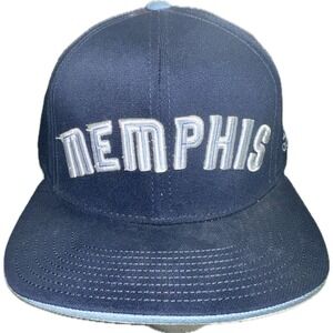 Adidas NBA Memphis Grizzlies Snapback Hat Classic Blue Color Graphic‎ Undervisor